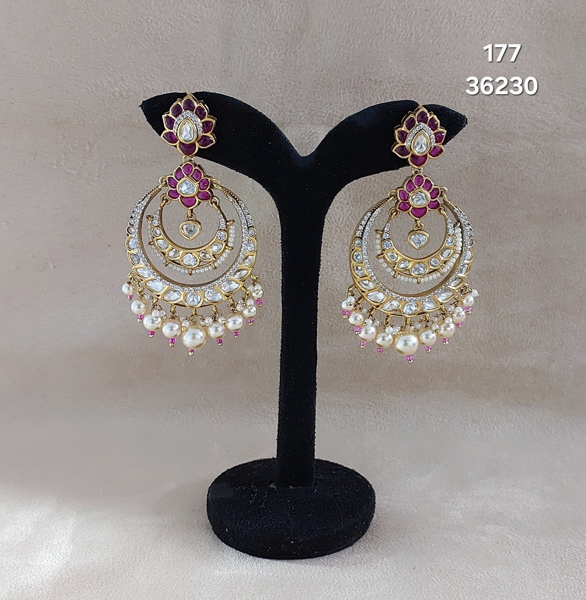 Kundan Earrings - E375V