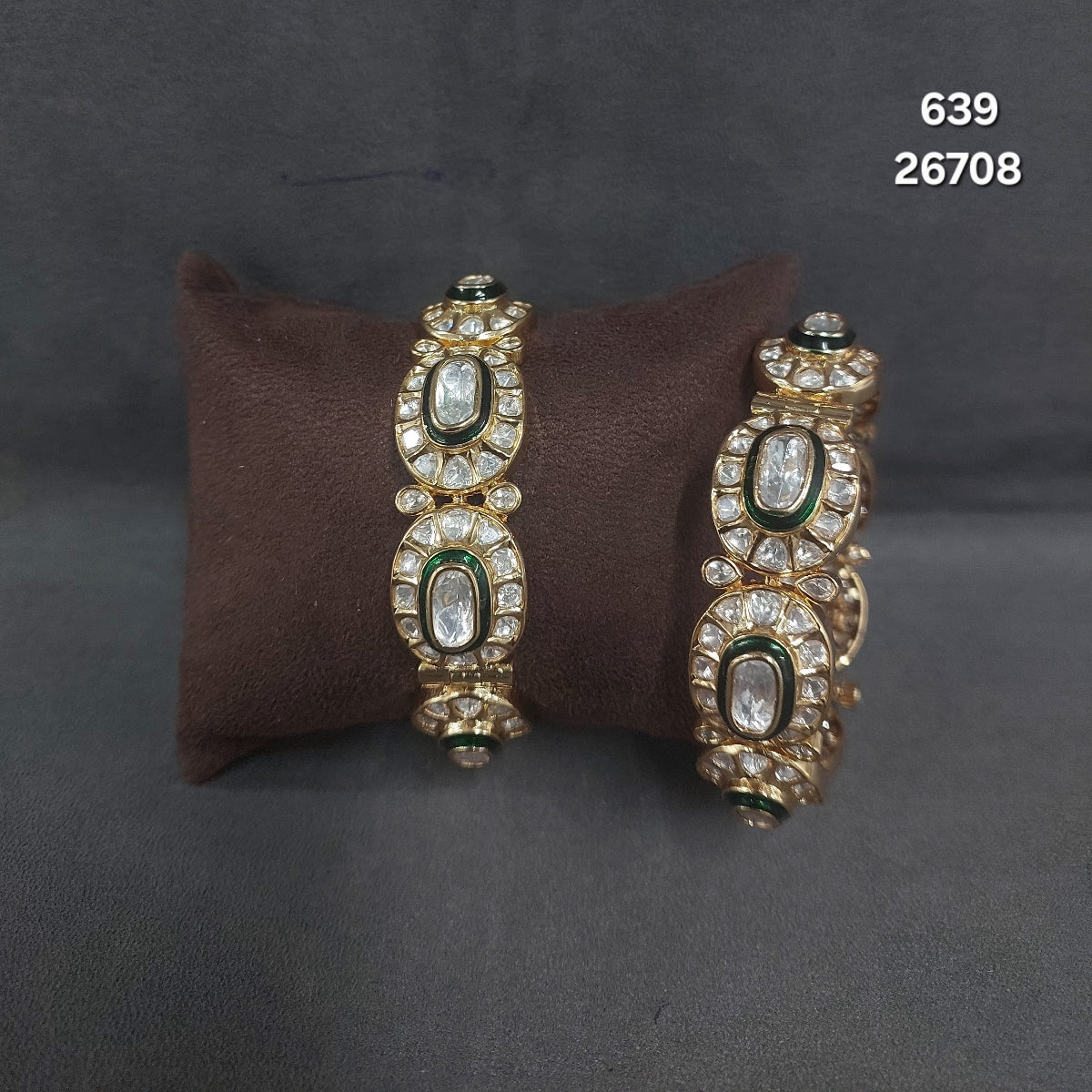 Kundan Bangle - B12