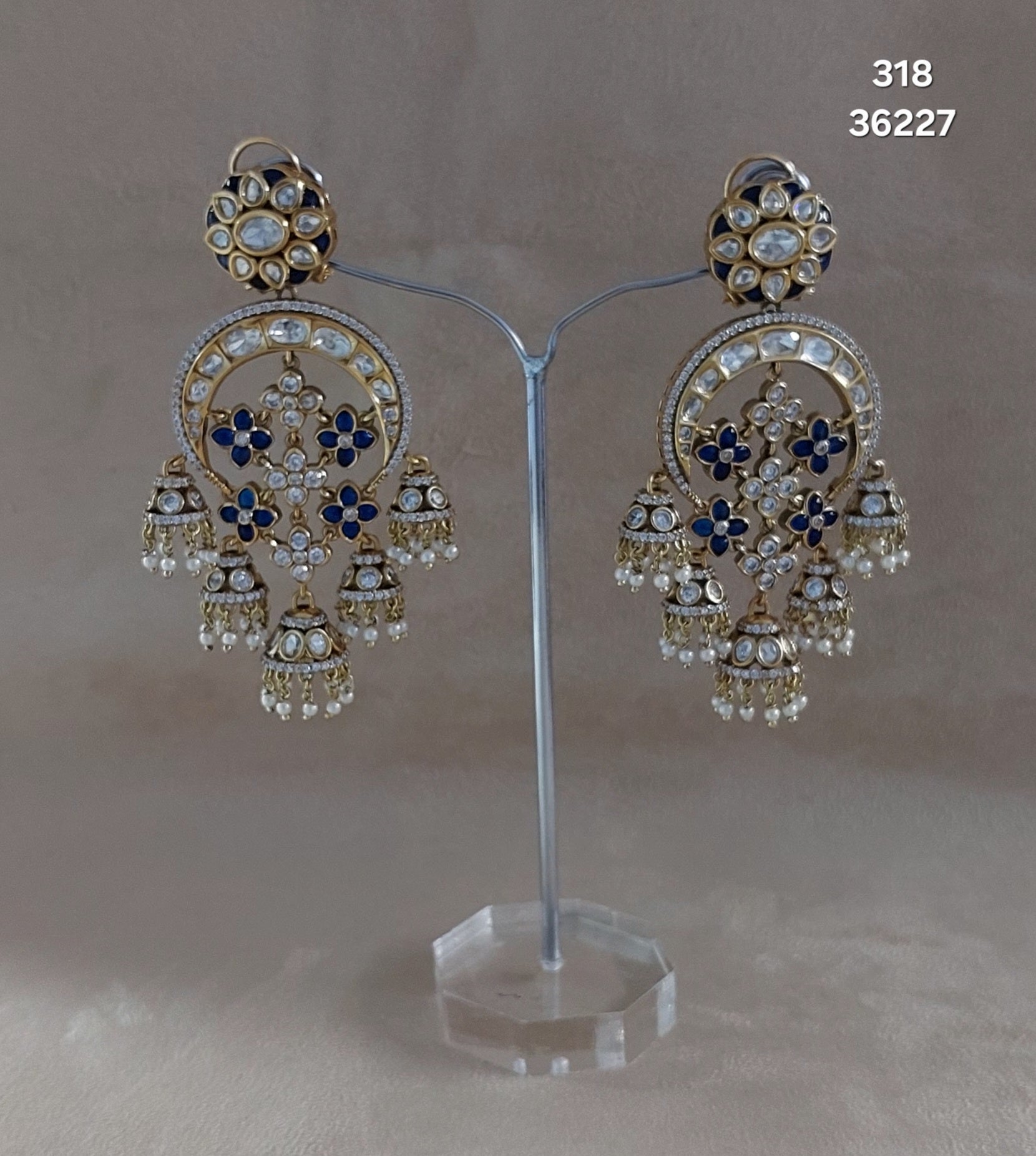 Kundan Earrings - E374V