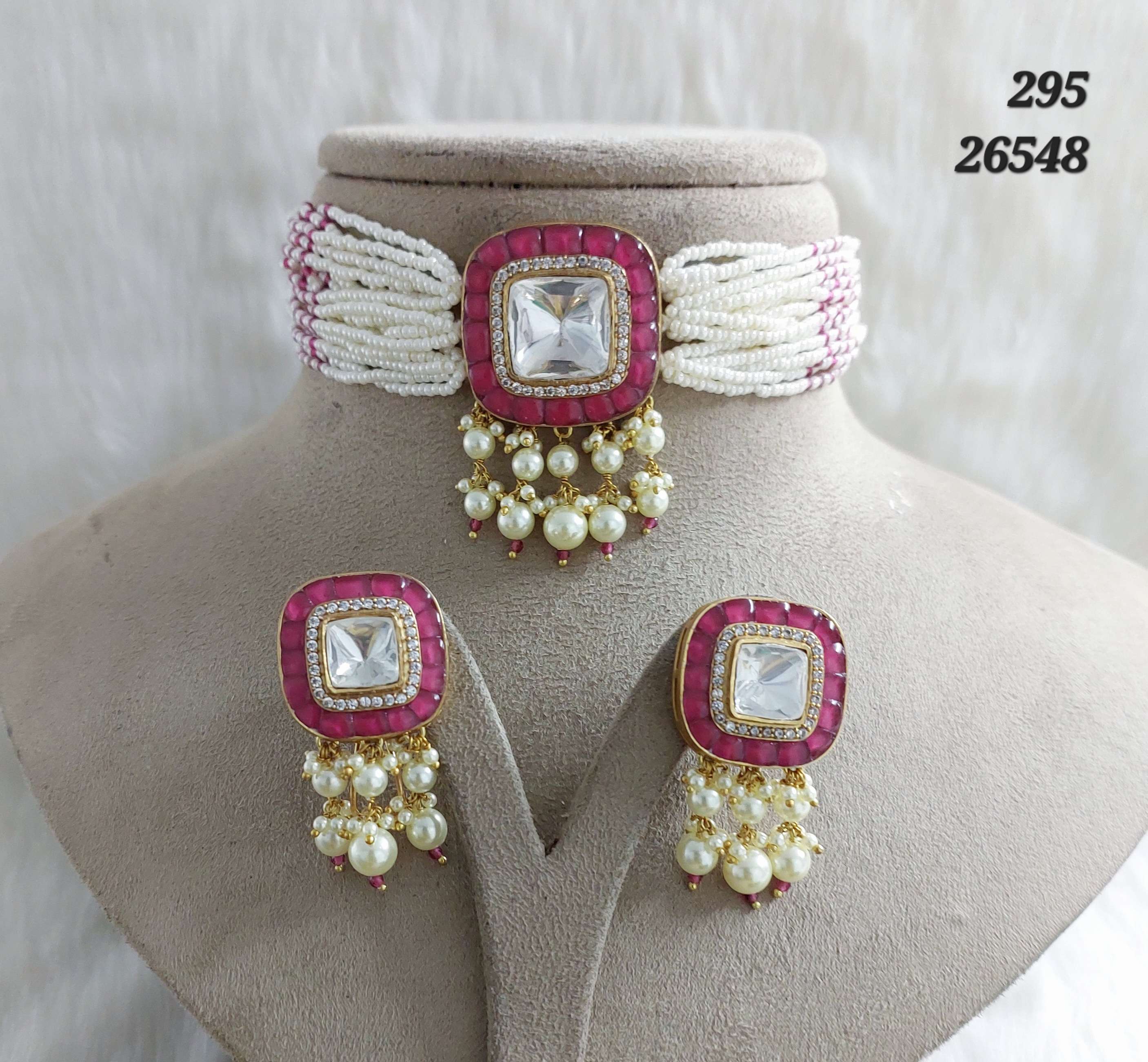 Kundan Necklace - L489
