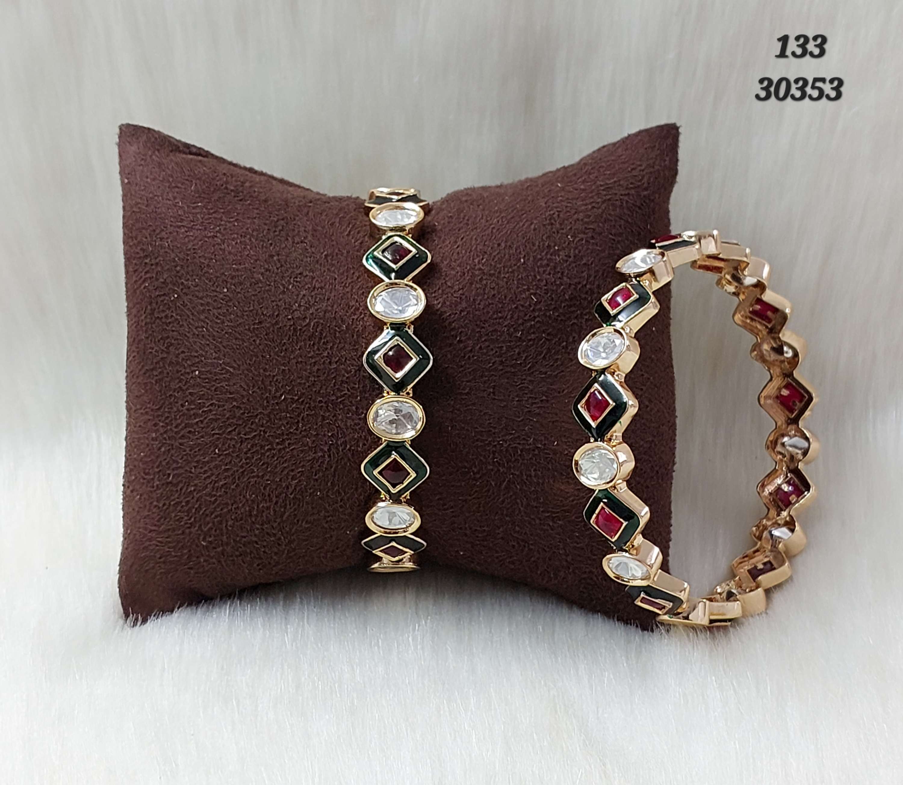 Kundan Bangle - B1276