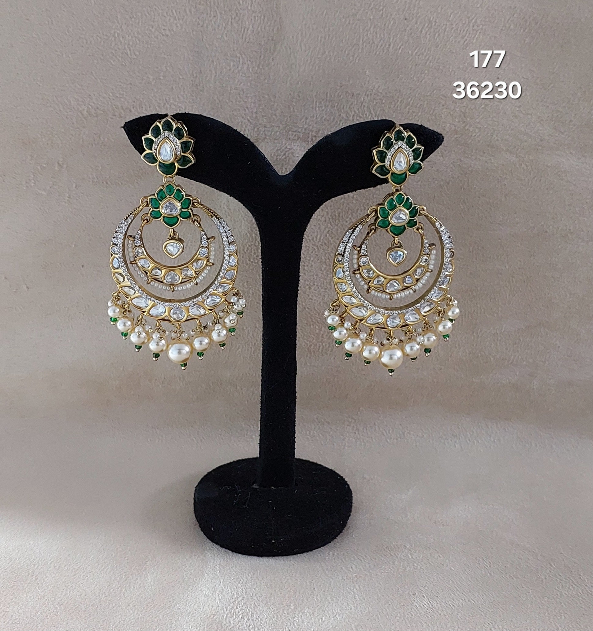 Kundan Earrings - E375V