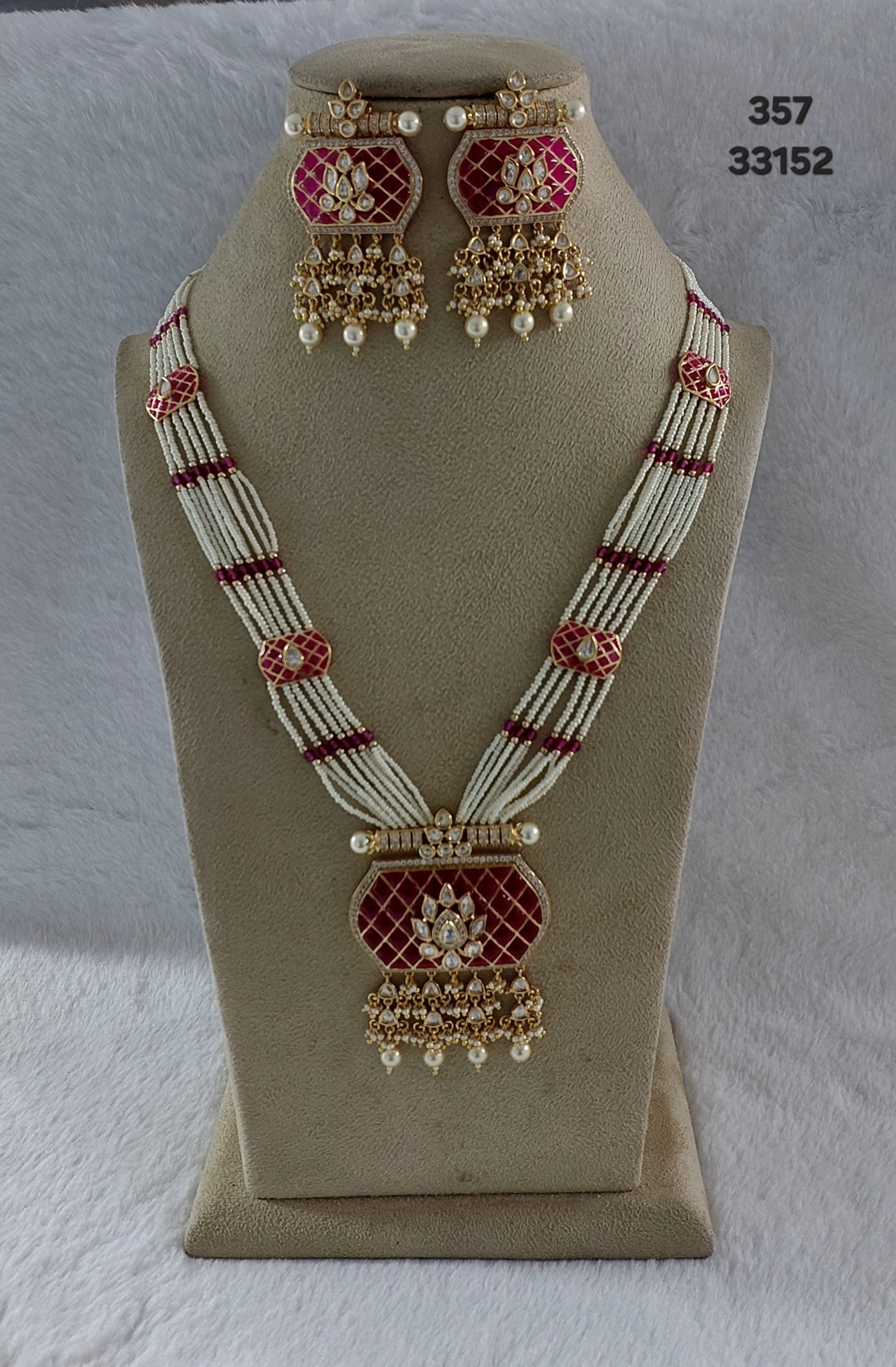 Kundan Pendant Set - PS141V