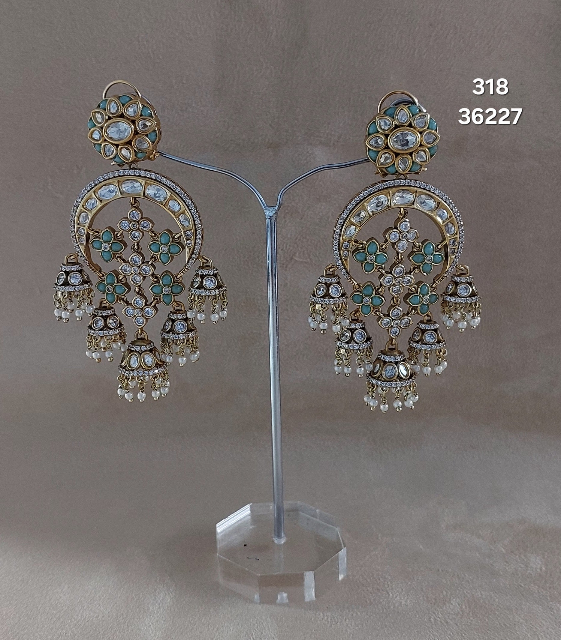 Kundan Earrings - E374V