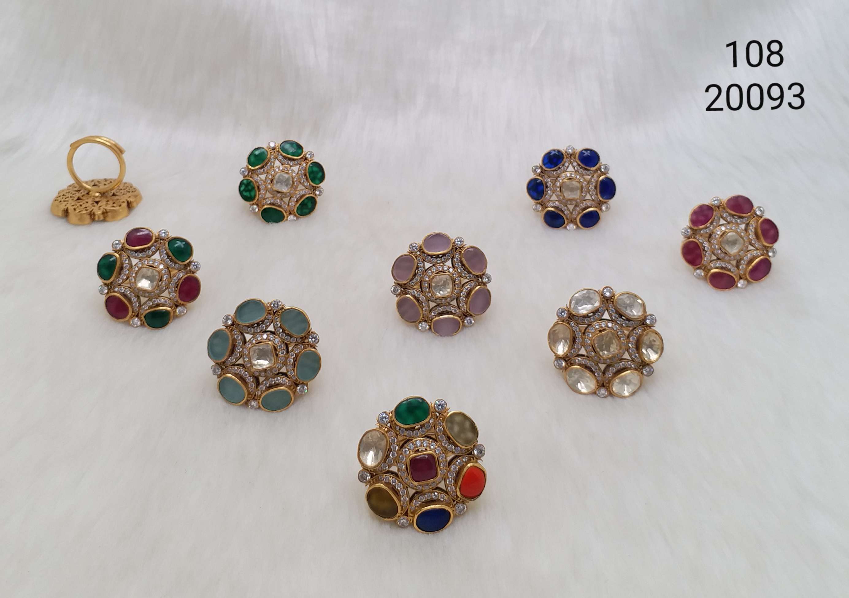 Kundan Fancy Ring - L255A