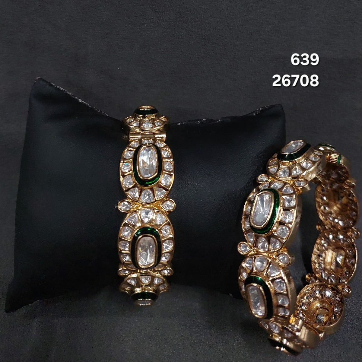 Kundan Bangle - B12