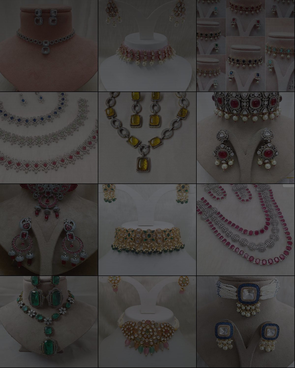 np card necklace sets